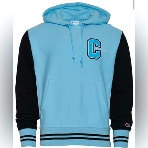 Champion Reverse Weave Pullover Hoodie Color Candid Blue/Black XL